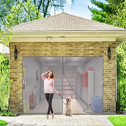 Moustiquaire avec Fermeture aimantée Toiles Ultra Fine 120x270 cm aimants Ultra Seal Facile pour Enfants et Animaux Portes De Balcon Portes Coulissantes - Gris H