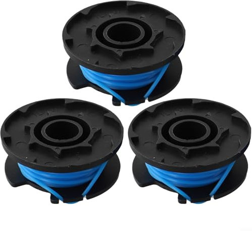 Lot de 3 bobines de fil de débroussailleuse RAC125 pour RLT1830H13, RLT1825LI et OLT1831S, 3 x 1,6 mm