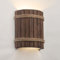 JCPYIUL Wandleuchte aus Holz LED Wandleuchten Stumpf Design Wandlampe Vintage Industrie Up Down Flur Wandbeleuchtung Holz Wandlampen Für Schlafzimmer Eingang Treppenhaus