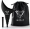 Pisse Debout Femme - Urinoir Femme - Urinoir Portatif en Entonnoir Pratique Et Réutilisable - Pipi Debout - Sac à Cordon de Serrage Offert - Qualité Approuvée (Noir)