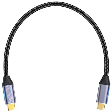 cavo usb type-c corto 0.5m,Cavo USB C a USB C 3.1 Gen 2 10 Gbps,100W 5A Cavo Type C Ricarica Rapida,Trasmissione Video 4K@60Hz Nylon Per Type C Compatibile con Laptop,Tablet,Hub,Telefoni Cellulari,…