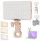 Lumiere Telephone Selfie, Camnoon Lámpara Fotografía LED, 2500K-9000K Luz Foto, Lámpara Fotográfica Intensidad Variable 120 Perlas LED, Batería 3000mAh para Tiktok, Teléfono, Ordenador portátil