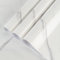 TOTIO Papier peint blanc marbré 122CMx9M surdimensionné Papier peint autocollant film pour meubles blanc ivoire Motif marbré brillant Autocollant pour meubles résistant à l'eau Papier