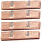Eleqldwen 4 PCS RAM Heatsink Radiator Copper Color Pure Copper for Ram Memory Cooler Cooling Heat Sink Desktop Memory Radiator DDR2 DDR3 DDR4