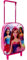 CARTOON Kindergartenrucksack mit Trolley Schultasche mit ausziehbarem Griff für Kinder, Barbie
