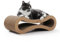 Althea Living - Mueble Rascador para Gatos con Forma de Infinito | Cartón Corrugado Reversible y Ecológico | Tecnología BBFlute | Diseño Ergonómico y Minimalista, Marrón