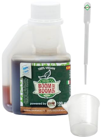 Weedness Biotabs Boom Boom Spray 100 ml - Naturdünger Grow Flüssig Bio Orchideen Bonsai Organische Dünger Set Kit