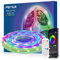 RGBIC LED Strip 5m, LED Streifen Lichter Bluetooth mit Fernbedienung/App, Musik Sync, LED Lichterkette für Party, Zuhause, Schlafzimmer, Gaming, Küche Deko