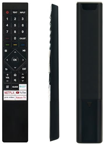 ERF6F64H Télécommande remplacée Convient pour Hisense QLED 4K TV 55U8GQ 65U8GQ 65U8QF 55U7QF 55A8G 65A9G 75U9GQ U7QF U8GQ U8QF 55A9G 55U8G 65U8G 65U9G 75U9G 55A90G 55A91G sans Fonction vocale