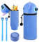 MINISOISO Trousse en Silicone Kawaii,Trousse en Silicone Souple 2-en-1 avec 2 stylos,Trousse Scolaire Silicone Extensible,DIY Trousse à Crayons en Silicone pour Adolescents, aux Filles, à l'école