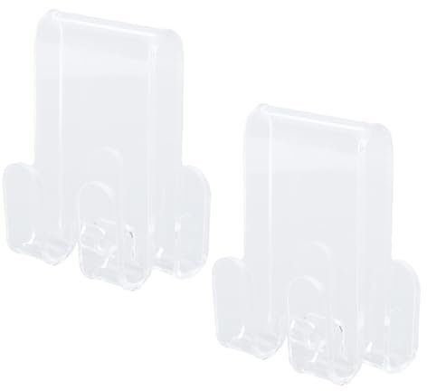 Walmeck Ganci per Porta in Vetro per Doccia, in Acrilico, Robusti e Sicuri, per Appendere la Porta del Bagno