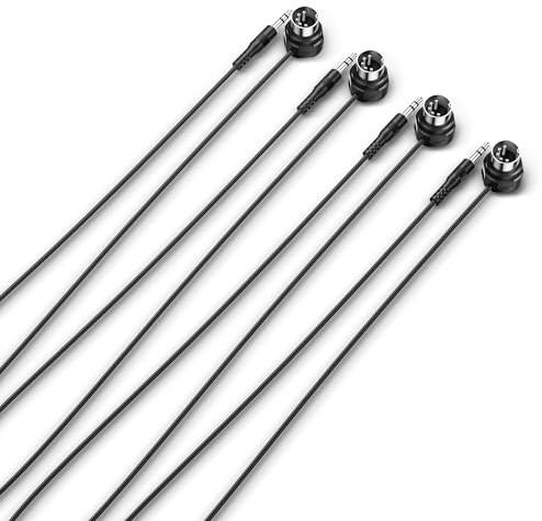 CME TRS MIDI Kabel 4er-Pack – Gerades TRS Type A (3,5 mm / 1/8”) auf gewinkeltes 5-Pin DIN, 90 cm – Perfekt für kompakte Setups & Patch-Verbindungen