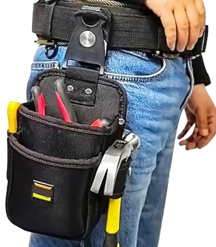 Elektriker-Tasche – Techniker-Werkzeugtasche – Gürteltasche für mehrere Werkzeuge, wasserdicht, Bohrer-Rucksack für Rahmen, Maler, Schweißarbeiten, Bau, Innen- und Außenbereich, Reisen, Dachdecker