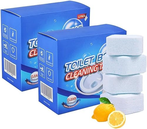 WC Reiniger Tabletten Extra Stark 2025 Neu Urinstein Entferner Kalklöser Frischer Schaumreiniger für Toilettenpflege Ohne Chemische Rückstände Langanhaltender Duft (2)
