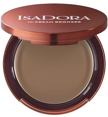 IsaDora Cream Bronzer – Bronzing-Make-up für sommerlichen Glow (50 Medium) | Federleichte, seidig-zarte Cremetextur, Angereichert mit aktiven, hautpflegenden Inhaltsstoffen, Tierversuchsfrei, Vegan