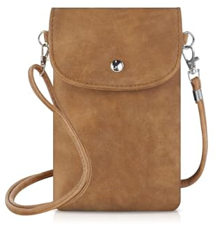 AfitLulu Klein Handytasche zum Umhängen Damen mit Flip-Top-Magnetverschluss, Kleine Handy Umhängetasche Handy Tasche zum Umhängen Crossbody Bag mit Abnehmbarem, Verstellbarer Schultergurt