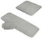Kleine Wolke Cubic Rug, Polyvinylchlorid, Grau, 118x28 mm