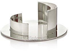 Kerzenhalter Durchmesser 50 mm Silber (vernickelt) Anlasskerzenhalter, Taufkerzenhalter, Hochzeitskerzenhalter, Kommunionskerzenhalter