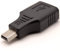 AKORD USB Female to Mini USB Male 5 Pin Adapter Converter Black