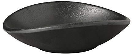APS 83732 Schale ZEN, 11 x 10 cm, Höhe 3 cm, 0,04 Liter, Melamin, schwarz, Steinoptik