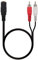 Nano Cable 10.24.1301- Câble audio stéreo Jack vers RCA, mâle-femelle, 1.5mts
