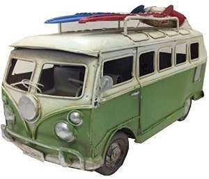 giftworks VW Collection – Grün: Metall Modell mit Surfbretter, & eine Boje