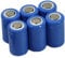 BTBAI 6x 14250 Battery ER14250 LS14250 ER14250H 1/2-R6 1/2-AA Rechargeable Top Flat 3.60V Li-ion for LED Flash Light Torch 280mah k1a