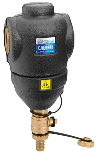 546318 1 1/2DIRTMAG® - Schmutzabscheider mit Magnet. CALEFFI Messinggehäuse