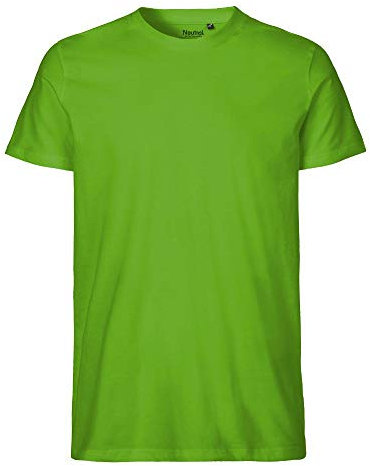 Neutral Mens Fitted T-Shirt, Farbe:Lime, Größe:M