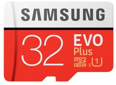 SAMSUNG EVO Plus 32GB microSD SDHC UHS-1 Class 10 Speicherkarte 32GB microSD Karte 95MB/S 32GB MicroSDHC Speichererweiterung für Smartphone oder Tablet inkl. SD Adapter und Schutzhülle NEU&OVP