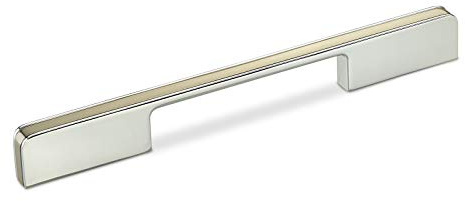 SOTECH Möbelgriff LINA BA 160 mm Chrom/Edelstahloptik Designgriff Küchengriff Schubladengriff von SCHÜCO ALU COMPETENCE