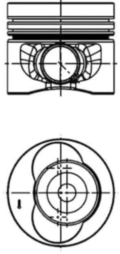 Kolbenschmidt 40683600 Piston & Rings