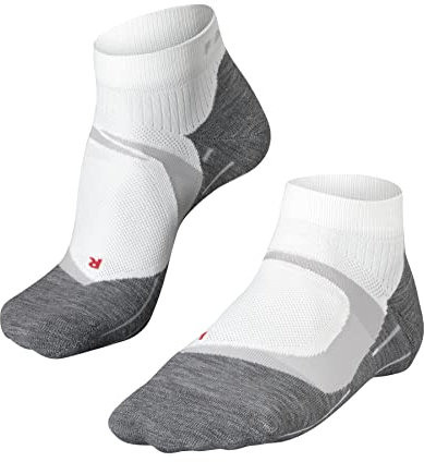 FALKE Damen Laufsocken RU4 Endurance Cool Short W SSO Funktionsgarn Antiblasen 1 Paar, Weiß (White-Mix 2020), 41-42