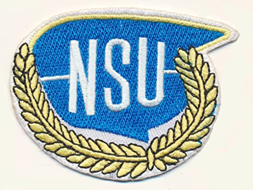 Neckarsulmer Maschinenbau NSU Patch Aufnäher Aufbügler Auto Prinz Ro80 Motorrad Prima Maxi