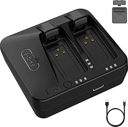 2-Port Tragbares Akku Ladegerät für SRAM Red eTap AXS Akku [Akku Nicht im Lieferumfang enthalten]