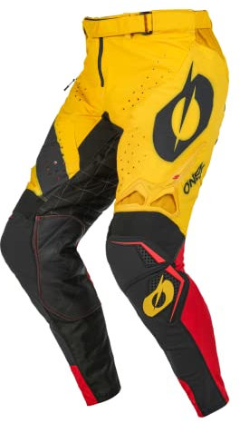 O'NEAL | NEU | Motocross-Hose | MX MTB Mountainbike Motorrad Enduro | Langlebige Materialien, Atmungsaktiven Denierstoffen | Prodigy Pants Five Two V.23 | Erwachsene | Gelb Schwarz | Größe 40/56