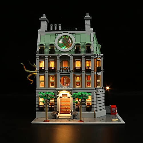 LocoLee Led Licht Set Kompatibel mit LEGO Sanctum Sanctorum, Led Beleuchtungs Set Compatible with LEGO 76218 Sanctum Sanctorum - Nur Lichter Set, Kein Modell (Standard Version)