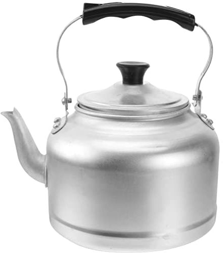 Zerodeko Bollitore per Tè in Alluminio Piano Cottura Teiera Bollitore per Acqua 5L Bollitore per Caffè Fischietto Bollitore per Tè Acqua Scalda Latte per La Casa Ristorante Cucina