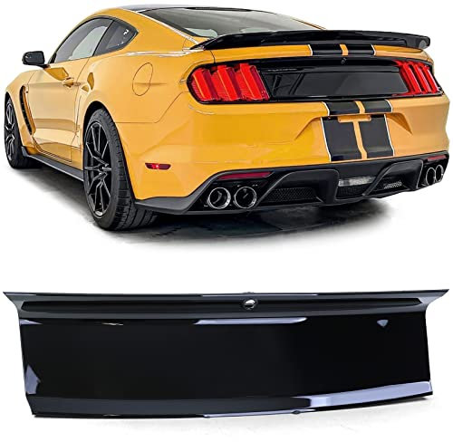 Blende Heckdeckel GT Optik Schwarz Glanz für Ford Mustang 6 Coupe Cabrio 14-17