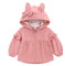 famuka Giacche Bambine e ragazze Giacca a Vento Bambina Coniglietto Cappotto (Rosa, 3T)