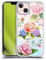 Head Case Designs Rosa Florales orgánicos Caso Funda de Gel Suave Compatible con Apple iPhone 13