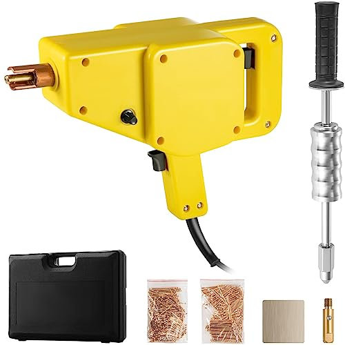 LMYYDES Spot Welder Auto Body Stud Welder Machine 800VA with Slide Hammer Stud Welding Starter Kit Repair Tools for Car Body Repairing