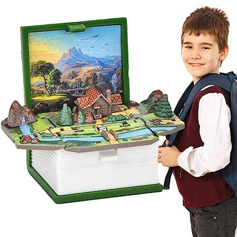 Lambo -Buch-Schlüsselanhänger für Kinder | Rucksack Schlüsselanhänger Fidget Spielzeug - - -Spielzeug, kleines Geschenk für Jungen und Mädchen, Rucksack-Fidget-Spielzeug, -Popup