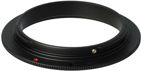 vhbw 55 mm Retroadapter kompatibel mit Canon EOS 700D, 70D, 7D Kamera - Umkehrring für 55 mm Objektiv