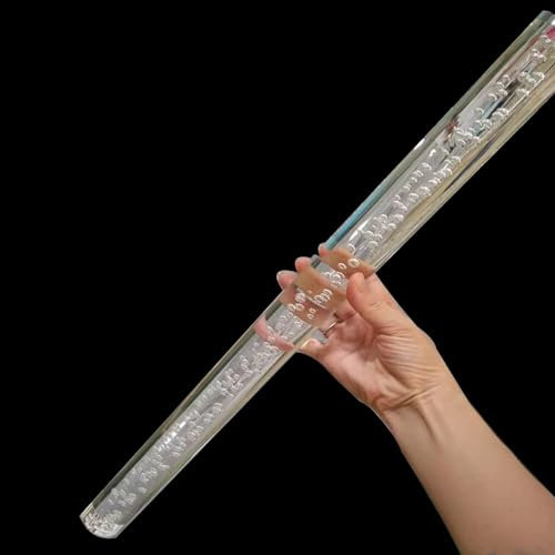 Handlauf Geländer Acryl-Treppenhandlauf Rutschfest, Treppe Geländer Unterstützung Geländer mit Edelstahl-Halterungen, für Innenflur Kindergarten Ältere Kinder Sicherheit Holz Geländer ( Size : 5m(16.4