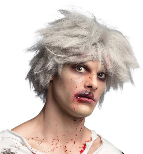 Boland 85611 - Zombie Perücke aus Kunsthaar, Zubehör für Halloween, Faschingskostüme, Karneval, Mottoparty