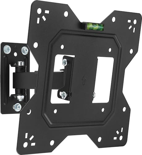 Ross Tilt & Turn TV Wall Mount Bracket, for 23-50” (58-127cm) Screens (up to 30kg), 13°/90° of Adjustable Tilt/Swivel, VESA: 100x100mm – 200x200mm, Fixings included, 5 Year Warranty, RTMSA200-RO