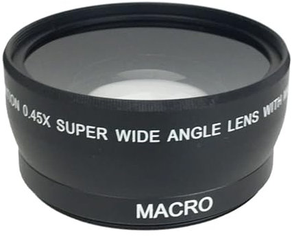 58 MM 0.45x Grand Angle avec Objectif Macro Grand Angle Lente, for Canon for Nikon EOS 350D/ 400D/ 450D/ 500D/ 1000D/ 550D/ 600D/ 1100D