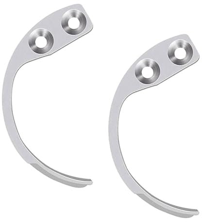 VYIBPDY Pack de 2 Piezas Separador de Etiquetas.Quita Alarmas Ropa, Gancho removedor Manual de alarmas. Desalarmador de Ropa. Llave antirrobo para Cierre magnético. Acero Inoxidable.