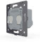 LIVOLO 2-facher dimmbarer Wechselschalter/Kreuzschalter Touch Lichtschalter Modul Touchlichtschalter Dimmer Dimmerschalter Wechseldimmer Serienschalter Seriendimmer Weiß VL-FC2SD2-2G